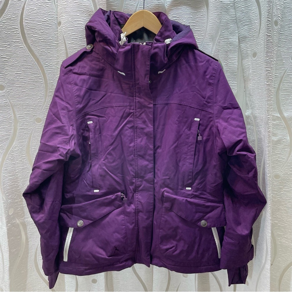 Firefly Purple Hooded Winter Ski Snowboard Jacket‎ Coat Women's Size 1/9